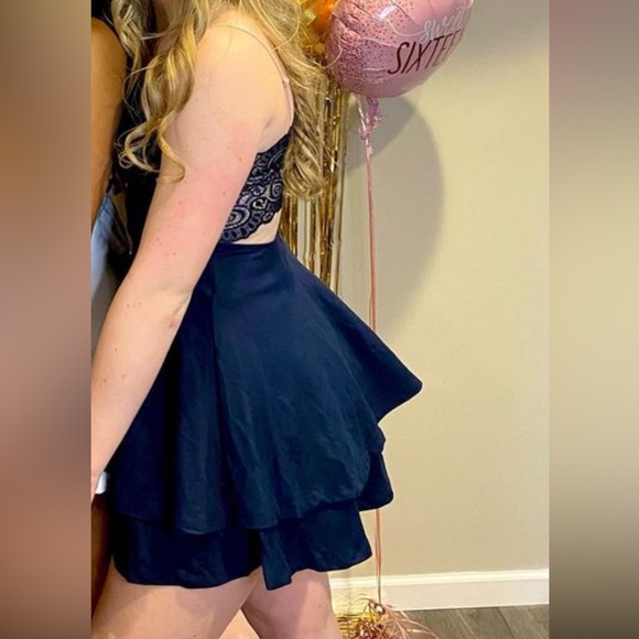 Homecoming dress Navy Blue - Picture 1 of 3